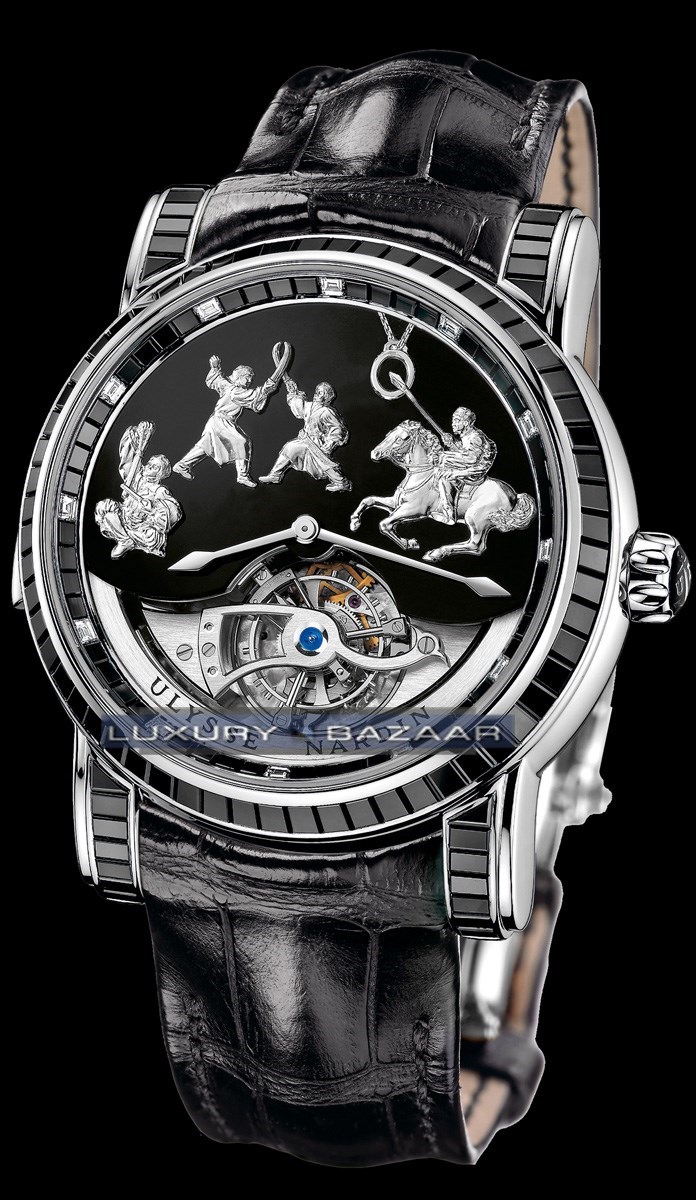 Ulysse Nardin Genghis Khan WG Black Diamonds 780 81 replica watch